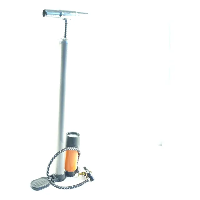 Inflador De Pie Para Bici Con Manometro Sf-8888 Aluminio