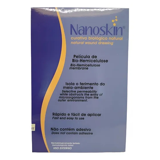 Nanoskin Curativo Biológico 10 X 15 Cm (1 Un)