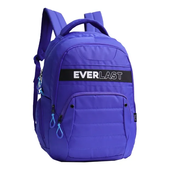 Mochila Everlast Urbana Deportiva 18 PuLG Azul Unisex