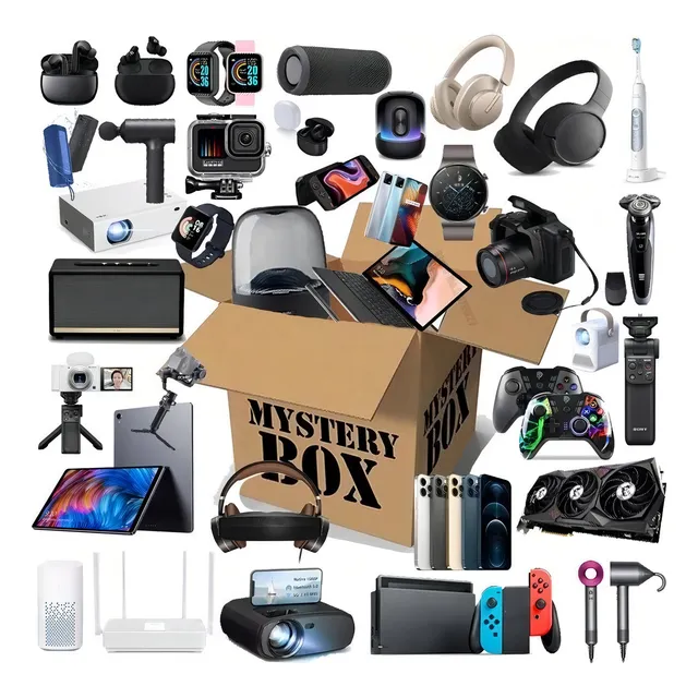 Box Mistery Caja Sorpresa Productos Open Box Tecnologia Color Mistery Box