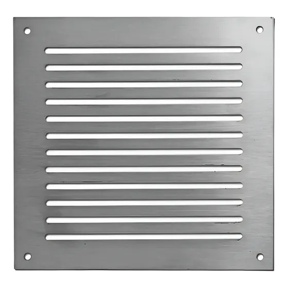 Rejillas Para Ventilación Muebles Hogar Acero Inox 10 X 10