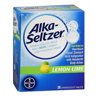 Tabletas Efervescentes Alka-seltzer Lemon Lime 36 Tabletas ( Tabletas Efervescentes Alka-seltzer Lemon Lime 36 Tabletas (