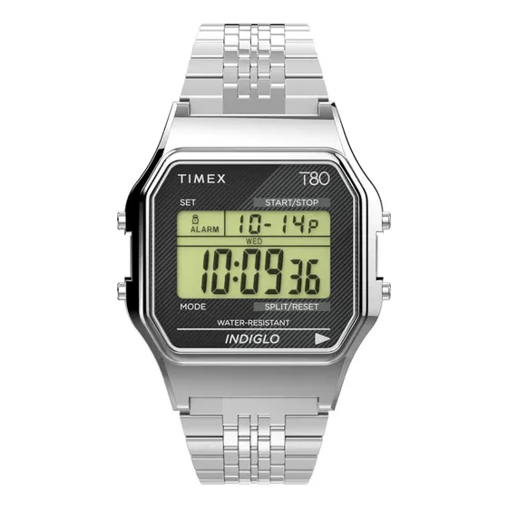 Relógio Timex Vintage T80 Prata