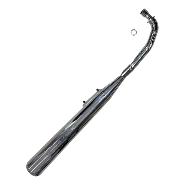 Tubo De Escape Para Yamaha Crypton T105 W Standard