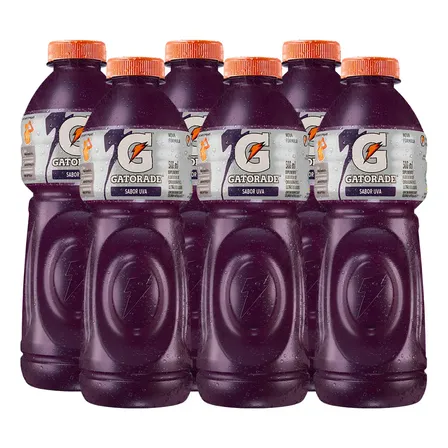 Gatorade Isotônico Sabor Uva Kit X 6 Unidades