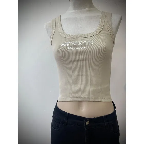 Pack 3 Remera Crop Top Morley Tipo Musculosa Mujer Reina Tex