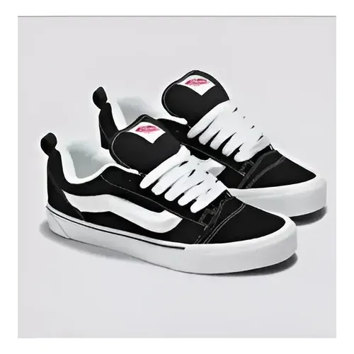 Tênis Vans Knu Skool Black White