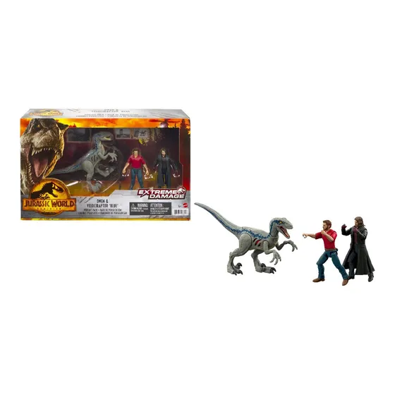 Jurassic World Dominion Figura Owen Velociraptor Persecucion