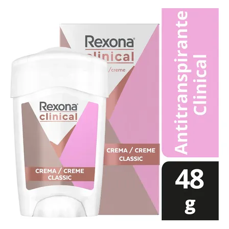 Desodorante Clinical Classic En Crema 48g Rexona Classic