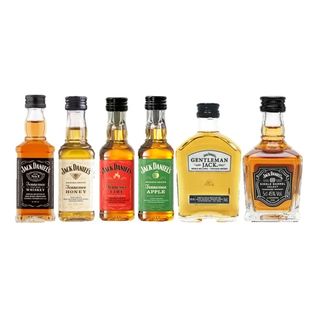 Pack Jack Daniels 50ml Miniatura Colllection