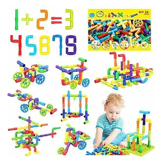 Kit De Construcción De Tubos De Juguete Con Vástago De 175 P