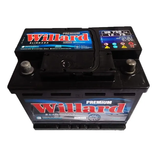 Bateria Willard 12 X 75 Alta + Derecha Ub730