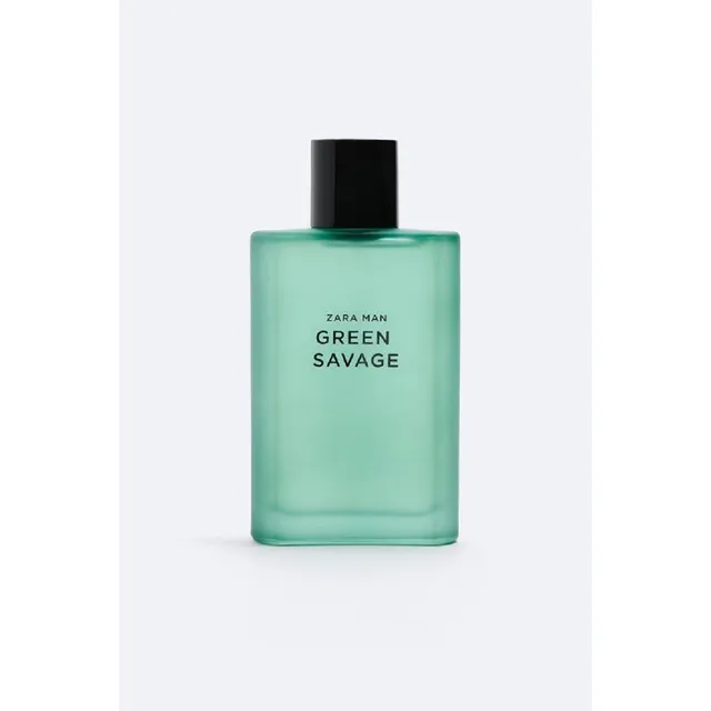 Zara Man Green Savage Perfume Hombre Nuevo Caja
