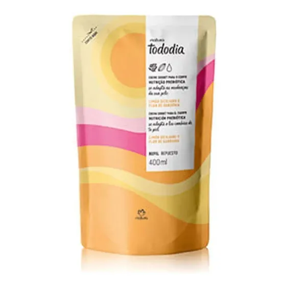 Refil Crema Natura Tododia L. Siciliano Flor De Gardenia 400