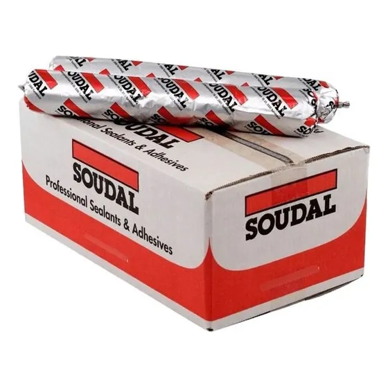 Sellador Poliuretano Gris Soudaflex 40fc 600 Ml Con 12 Pza