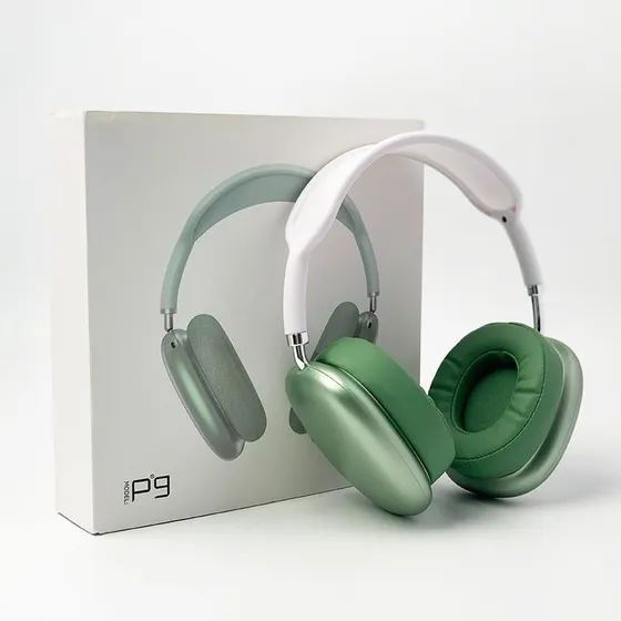 Auriculares Bluetooth Max Mobile, Graves, Mic P9 Plus Verde