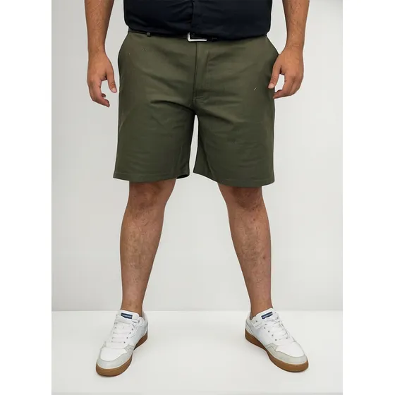 Pantalon Bermuda Hombre Gabardina Elas Talles Especiales