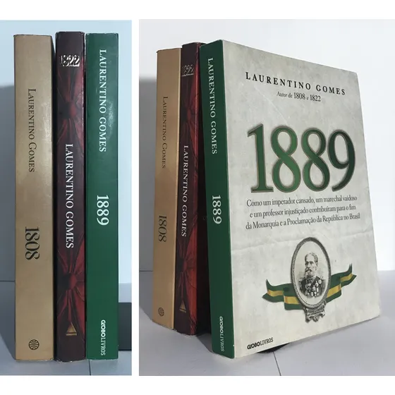 1808 - 1822  - 1889  - Trilogia Familia Real No  Brasil