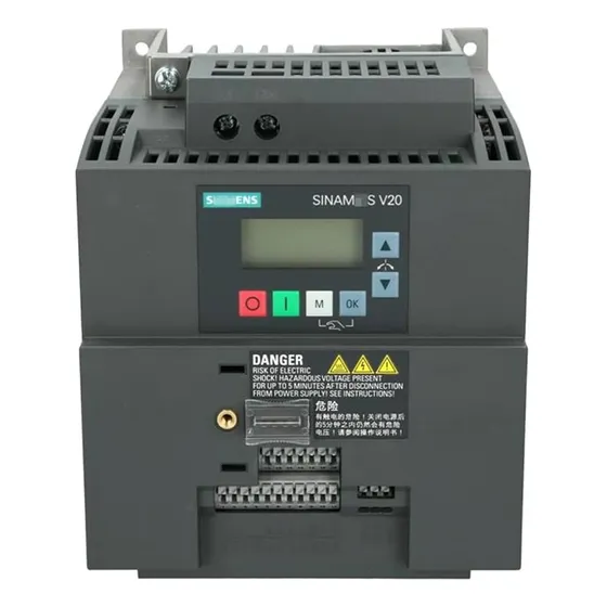 6sl3210-5bb22-2uv1  Sinamics V20 200-240vac 2.2kw 3hp