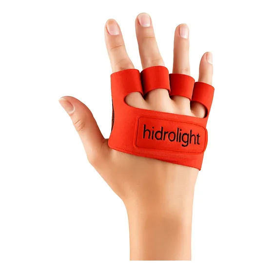 Luva Mini Palma Hidrolight para Musculação e CrossFit Vermelho P