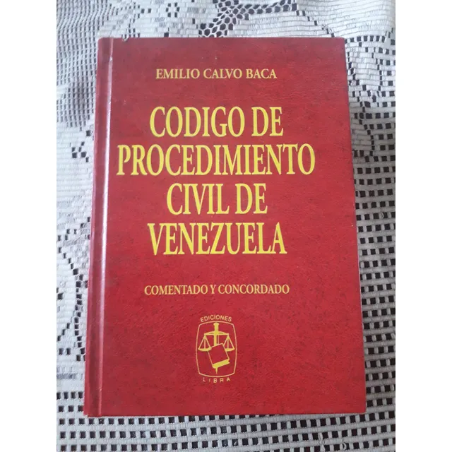 Codigo De Procedimiento Civil De Venezuela Comentado