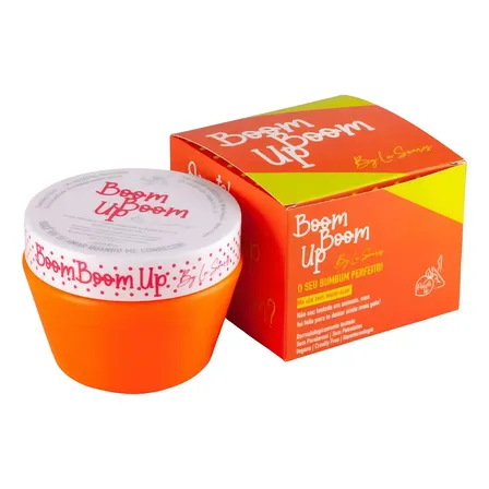 Creme Anticelulite Estrias Flacidez Hidratante Boomboom Up Fragrância Pêssego - Boom Boom Up Creme Hidratante Anticelulite Antiacne Pele Firme Bonita Lisinha Eficiente Testado Vegano Anvisa