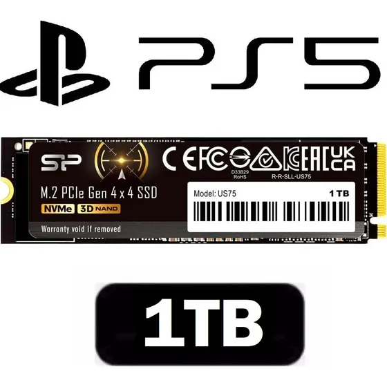 Memoria Disco Duro M2 Ssd Nvme Gen 4 1tb Ps5 Con Disipador