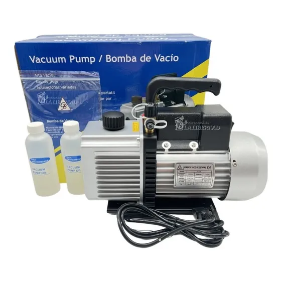 Bomba De Vacío 3/4 Hp 2 Etapas Refrigeración Climas 7cfm