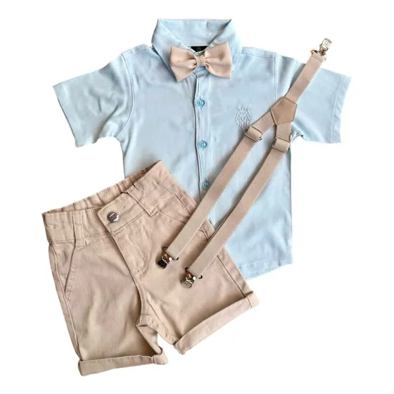 Roupa Social Infantil Menino Gravata Borboleta Envio Já