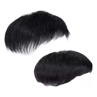 O, Simulación Peluca Negra Cabello Corto Para Hombres C O, Simulación Peluca Negra Cabello Corto Para Hombres C