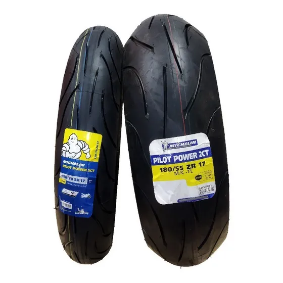  Par Pneu Cbr1000rr R1 120/70-17 +180/55-17 Pilot Power 2ct