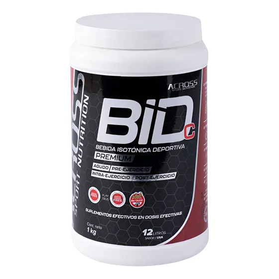 Suplemento Bebida Isotónica Con Cafeína Bidc Across 1kg