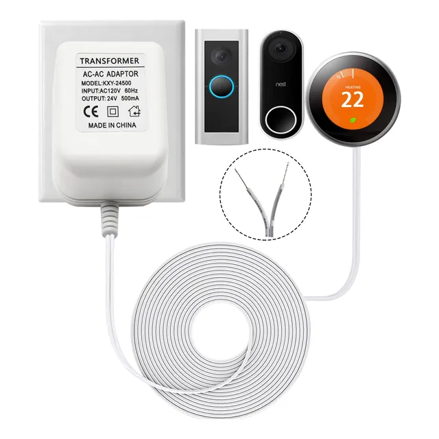 Adaptador Corriente Para Termostato 24 V Nest Honeywell Todo