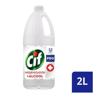 Higienizador + Ălcool Profissional Sem Perfume 2l Cif Higienizador + Ălcool Profissional Sem Perfume 2l Cif