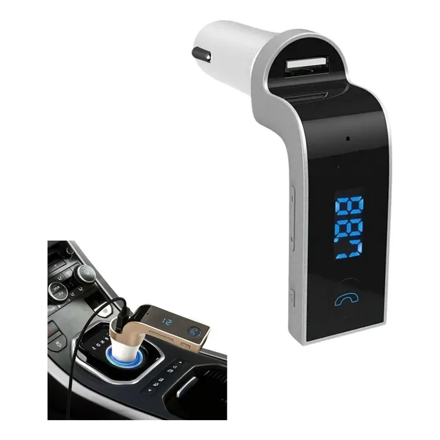 Transmisor Fm Modulador De Carro Bluetooth Micro Sd-usb ,