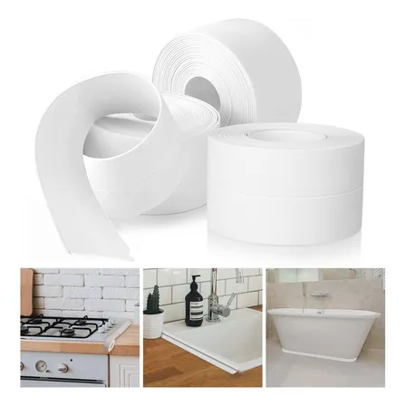 3 Piezas Cinta Selladora Para Baño,ducha,lavabo, Bañera