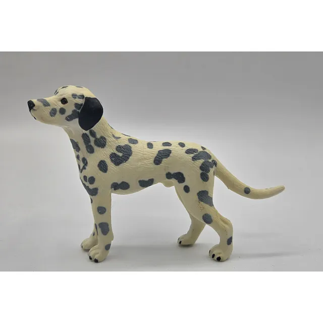 Figura Perro Dalmata Juguete Plástico Niño Regalo Colección