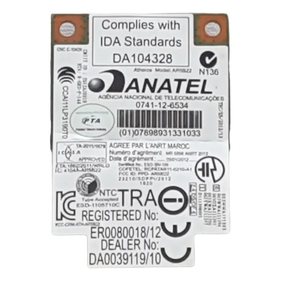 Ar5b22 Wifi Wireless Atheros Para Acer Aspire M5-481t