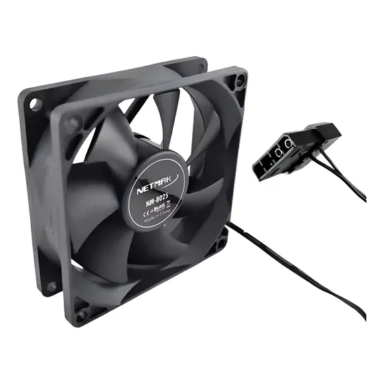 Cooler Fan Ventilador 80mm 8cm 80x80 12v Molex 4pines