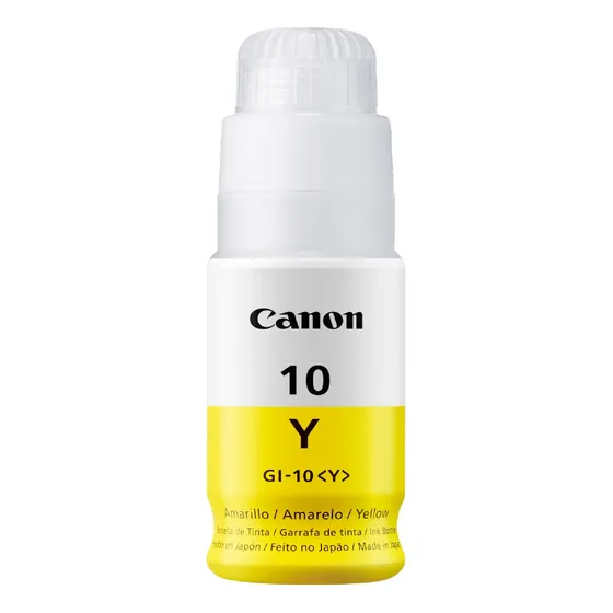 Botella Tinta Canon Gi-10 Yellow 70ml