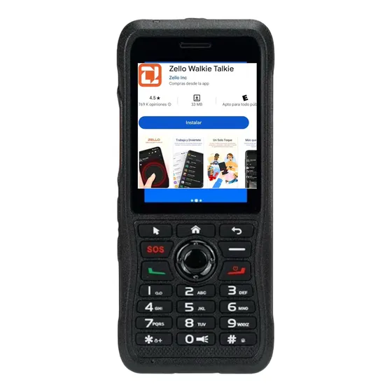 Celular Radio Wifi Compatible Radio Zellowalkie Talkie