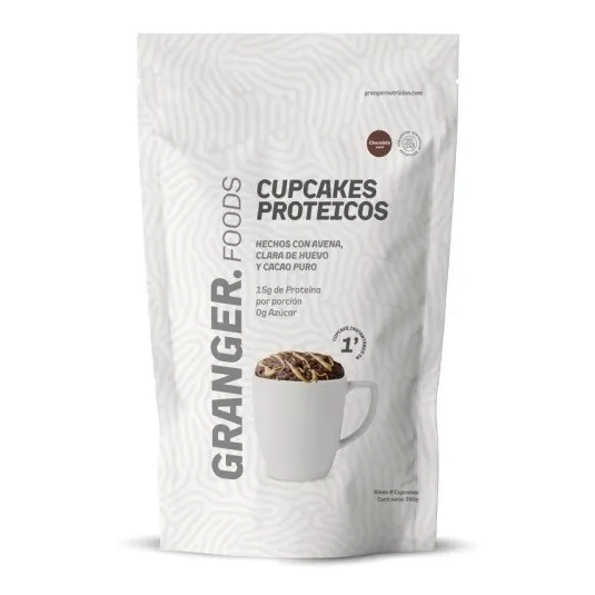 Cupcakes Proteicos Chocolate 360 Gramos Granger
