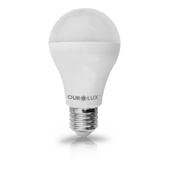Lampada Led Bulbo A60 9w 15 Unidades Ourolux