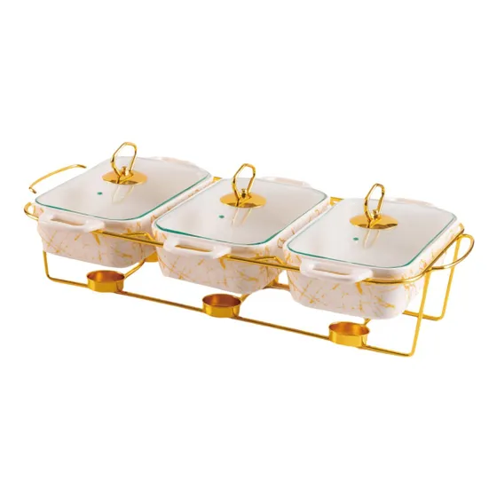 Folleto De Plato De Plato Buffet Cazola Servidor De Buffet