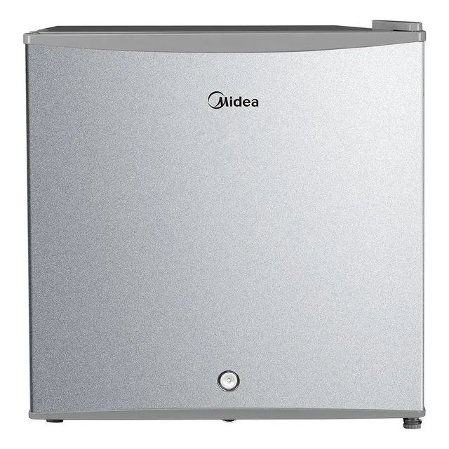Refrigerador Frigobar Midea MDRD86FGM50 Always Cool Una Puerta 2ft³ Plateado Mini Electrico Chiquito Llave De Seguridad