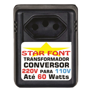 Transformador Conversor Voltagem 220v 110v 60w 220 Para 110 Transformador Conversor Voltagem 220v 110v 60w 220 Para 110