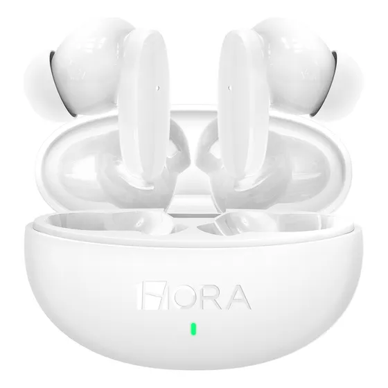 Audífonos In-ear Inalámbricos 1hora Aut205 Blanco Auriculares Inalambricos Bluetooth 5.3 Con Microfono