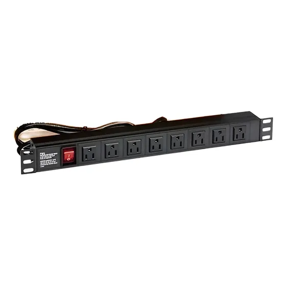 Regleta Pdu 8 Rackeable Tomas 15a Supresor De Pico Para Rack