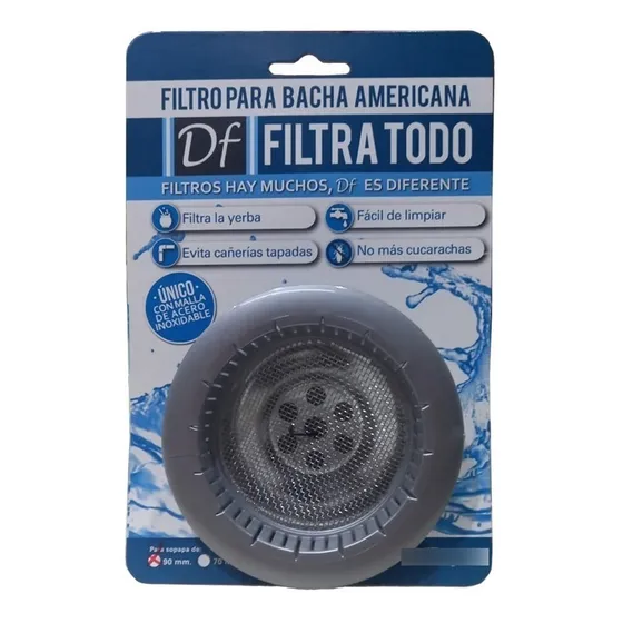 Filtro Para Bacha Americana Apto Bacha Jonhson 90mm Df