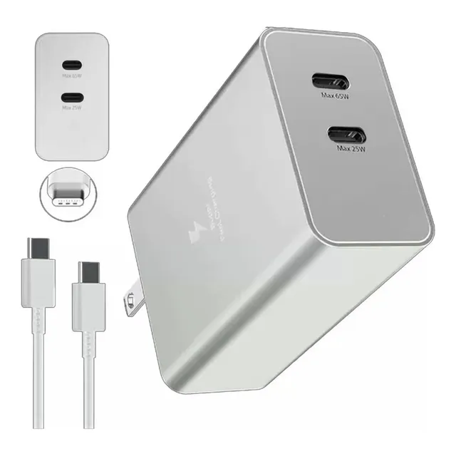 Cargador Carga Rápida (65w) Power Tipo C-c Para Samsung